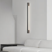 Minimalist Linear Wall Sconce — Copper & Acrylic, LED, Three-Step Dimming (3000K/4500K/6000K), 24"/31"/39"