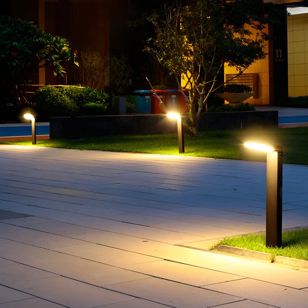 Ring LED Landscape Light — Die-Cast Aluminum, 18W, IP54, Warm White 3000K, Wall or Bollard
