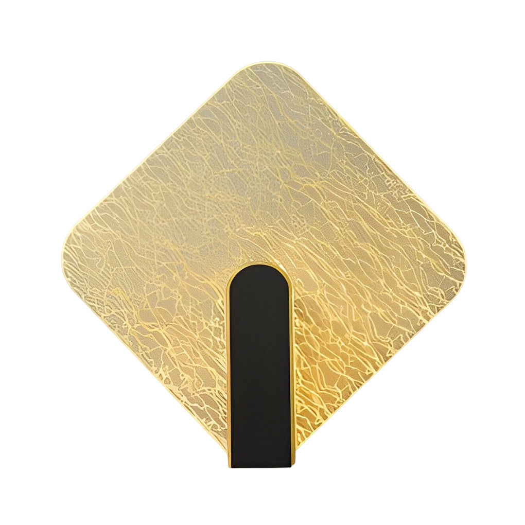 Modern Minimalist Round & Square LED Wall Sconce — Acrylic, 5W Warm White (3000K), Bedside