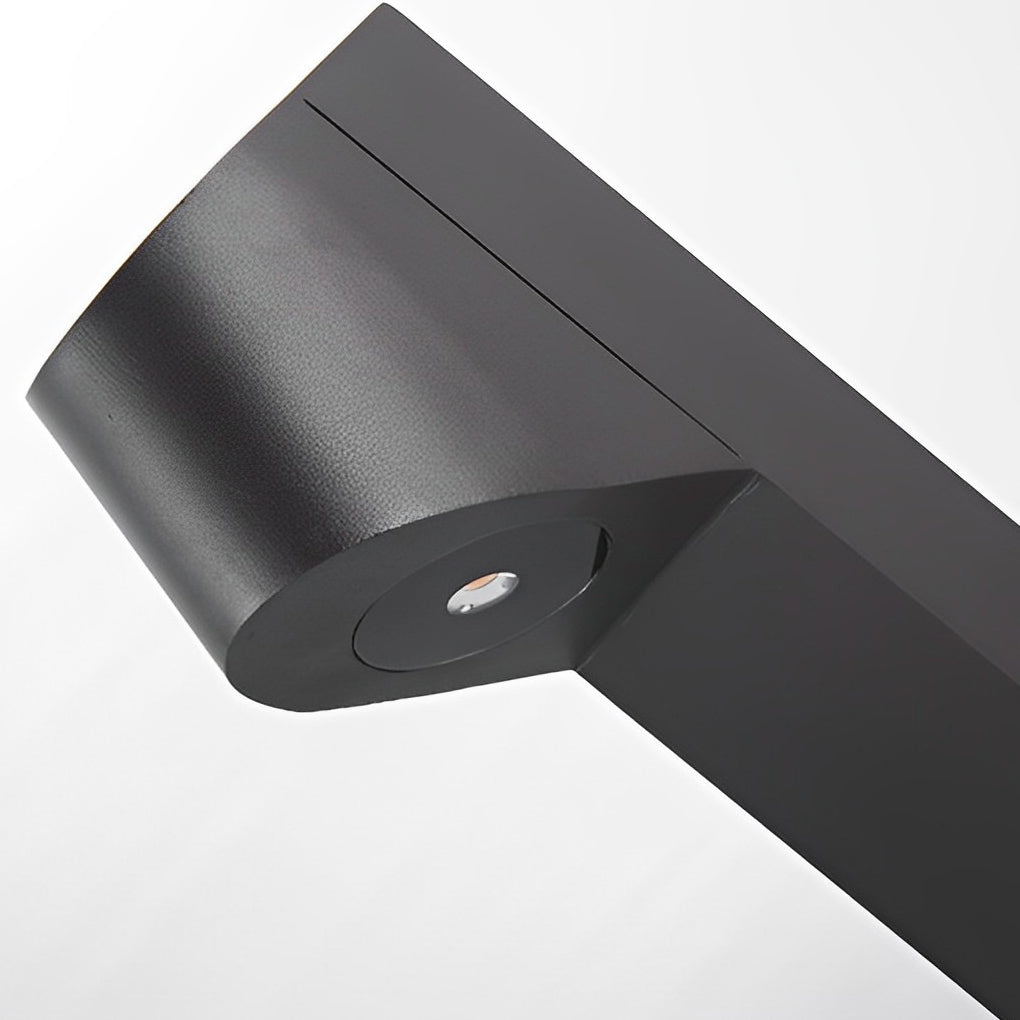 Modern Outdoor Bollard Path Light — Aluminum and Glass, LED, IP65 Weatherproof, Downward Illumination, 3000K