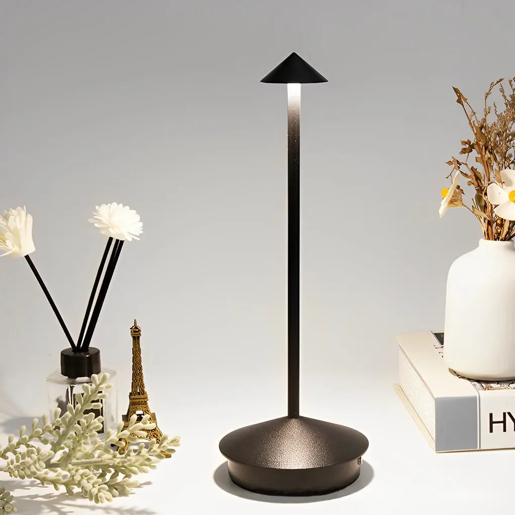 Dimmable Mini Triangle LED Table Lamp Luxe