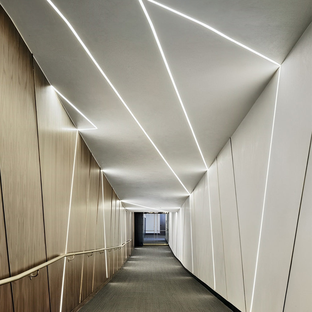 under cabinet mini recessed invisible led strip lights linear lighting solution