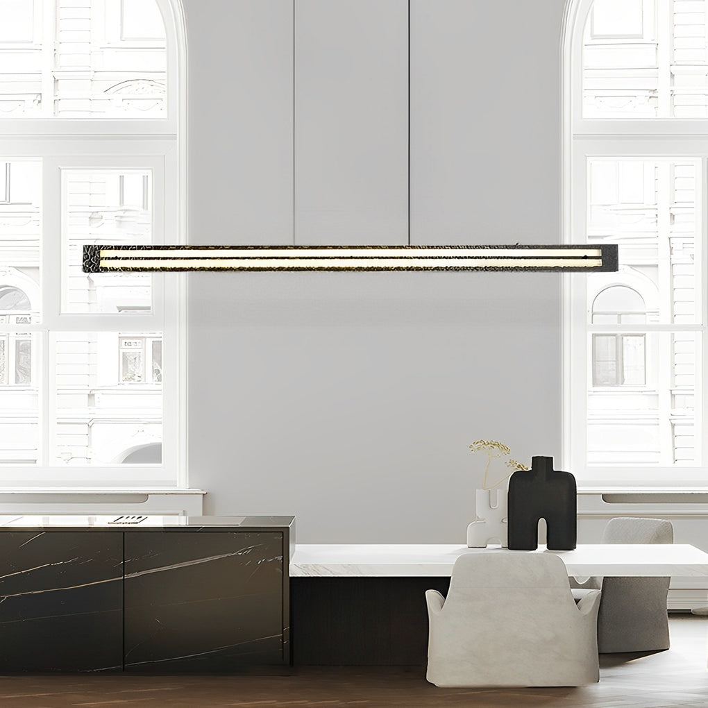Circular Copper & Glass LED Chandelier — Stepless Dimming, 3000K–6000K, 24"/32"/47"