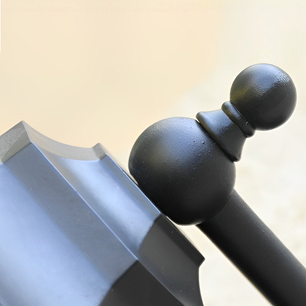 Modern Retro Outdoor Wall Sconce — Cast Aluminum, Black, Waterproof, 3000K Warm White, 8.7" × 23.6"