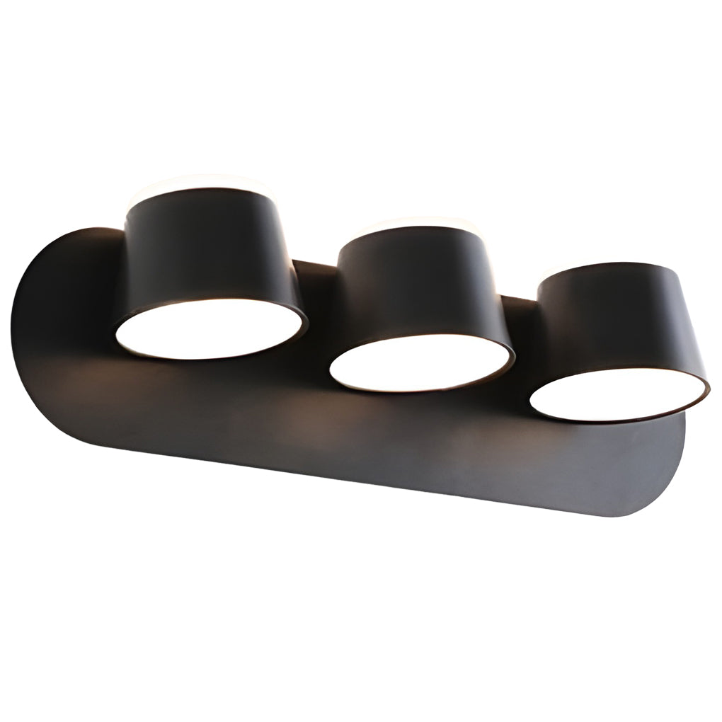 Modern Adjustable Up/Down LED Wall Sconce — Die-Cast Aluminum, Rotatable, 1-, 2-, or 3-Light
