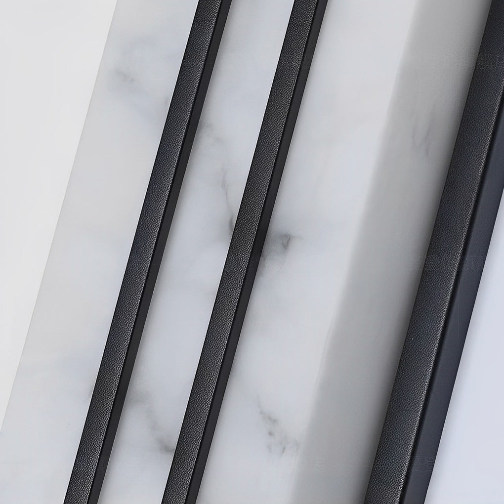 Modern Minimalist Outdoor Wall Sconce — Stainless Steel & Resin, 28W LED, IP54, 3000K/4500K/6000K