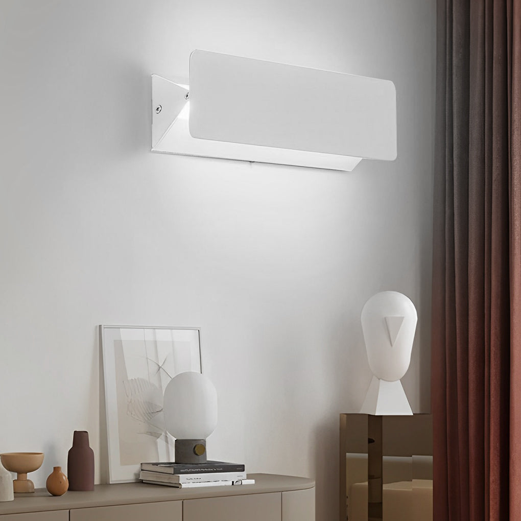 Rectangular Adjustable Wall Sconce — Aluminum, 270° Rotatable, COB LED, 6W / 12W / 18W, 3000K / 6000K