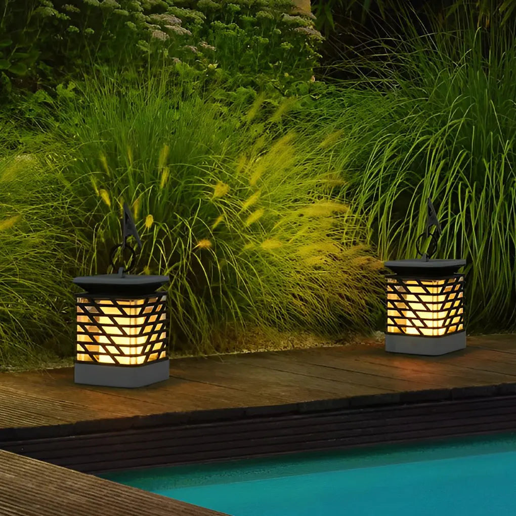 Waterproof Solar Outdoor Lights with Portable Intelligent Light Sensing LED Luxe