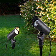 Modern Black LED Outdoor Landscape Spotlight — Aluminum, 10W / 20W, 3000K, IP Waterproof, 24° Beam