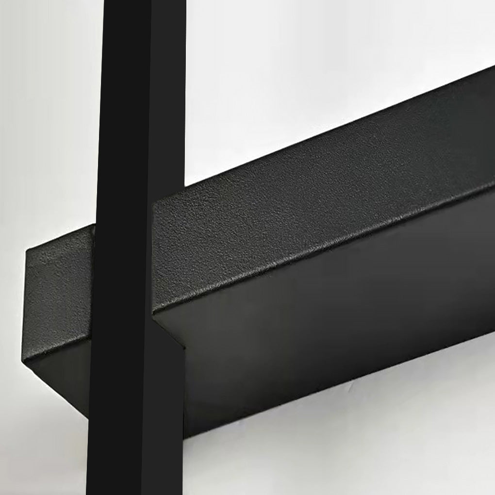 Modern Linear Outdoor Wall Sconce — Black Aluminum, LED, IP54, 6W–15W, 3000K