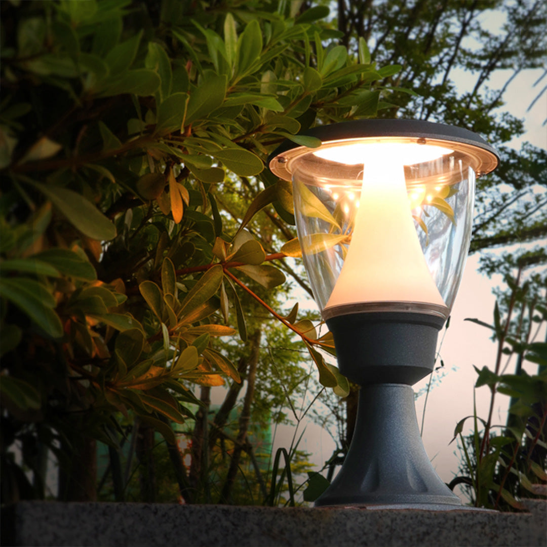 Modern Minimalist Bollard Path Light — Die-Cast Aluminum, 8W OSRAM LED, 3000K, IP65, Three Height Options (11", 11.8", 23.6")