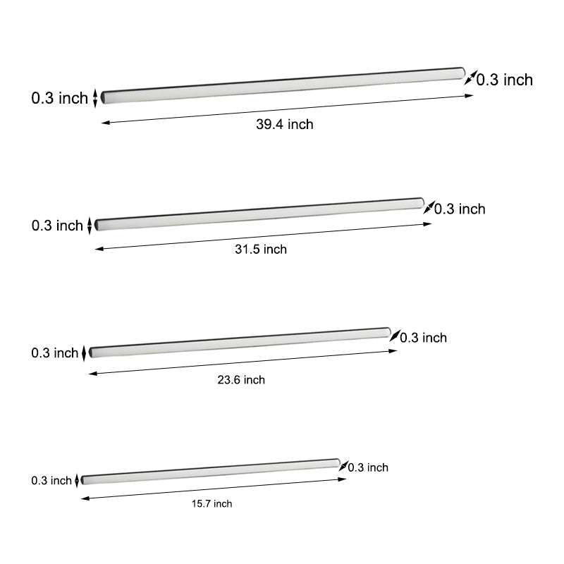 6-Piece LED Under-Cabinet Bar Light Set — Aluminum, 12V Surface-Mounted, 1W–4W, 4000K Neutral White