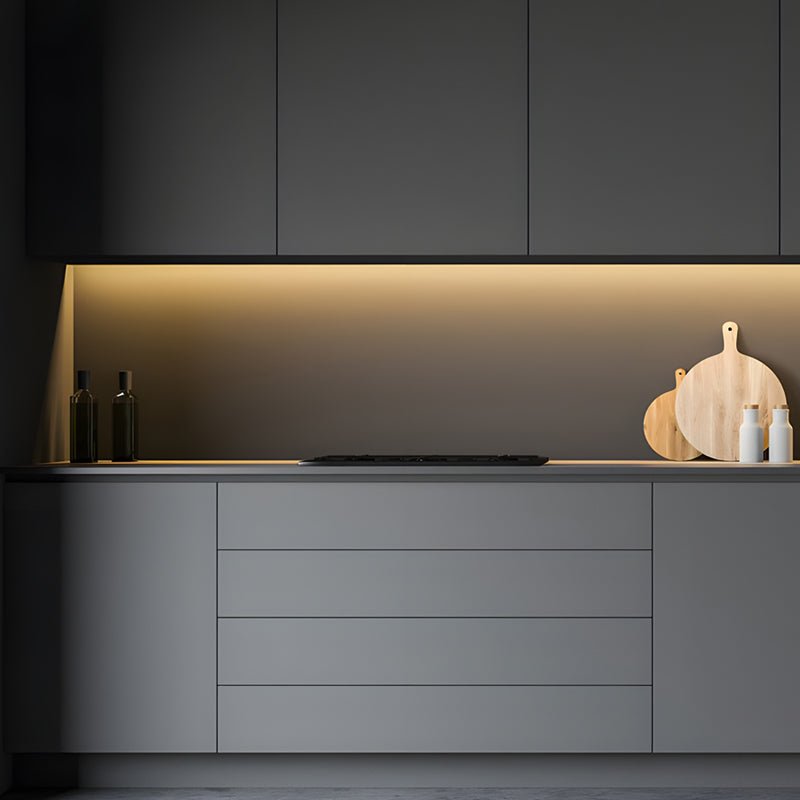6-Piece LED Under-Cabinet Bar Light Set — Aluminum, 12V Surface-Mounted, 1W–4W, 4000K Neutral White