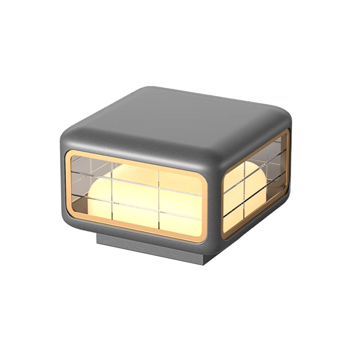 Minimalist Square Outdoor Pillar Light — Stainless Steel & PE, LED, Solar or Hardwired, IP65, 3000K, Multiple Sizes