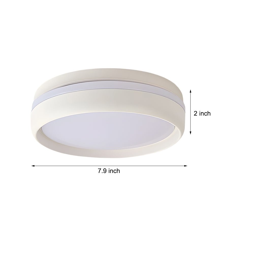 79 inch round led ceiling light flush mount acrylic lamp for bedroom