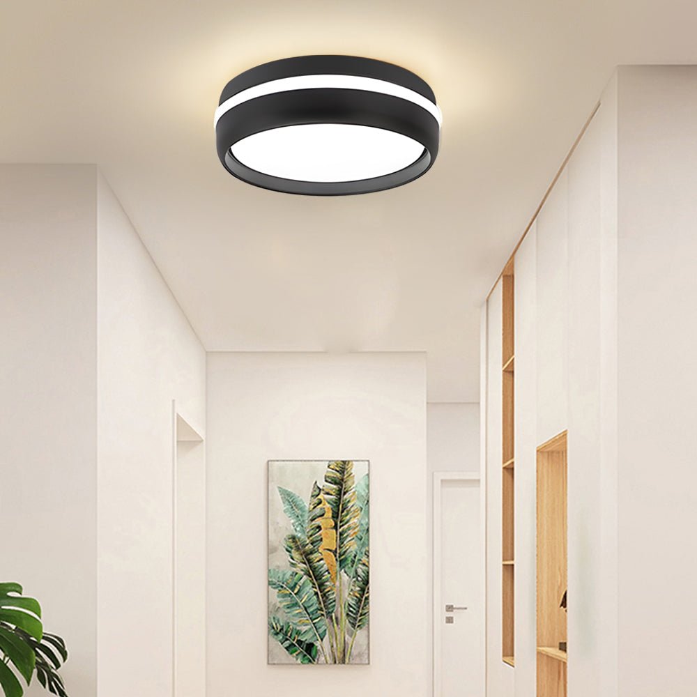 79 inch round led ceiling light flush mount acrylic lamp for bedroom