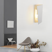 Modern Folding Rectangular Wall Sconce — Iron, Up/Down LED, E14 3W × 2, Warm White 3000K