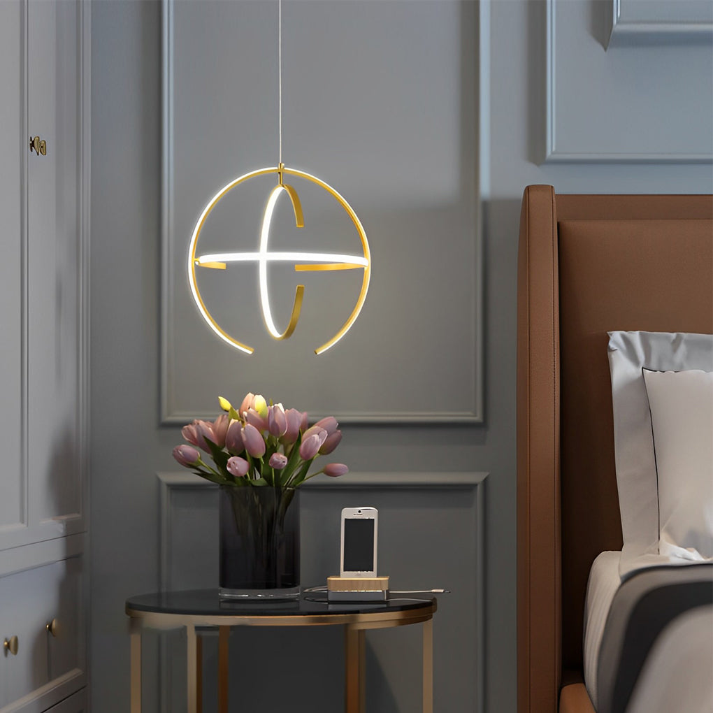 Adjustable Modern LED Pendant Chandelier — Aluminum, 180° Articulating, 14"/18"/22"