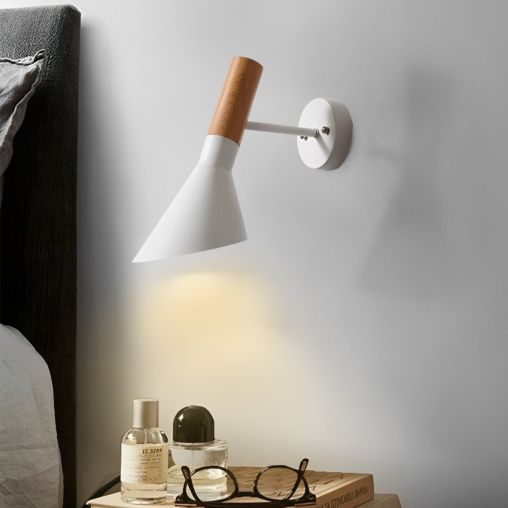 Retro Industrial Wall Sconce: Creative Plug-in Aluminum LED Lighting
