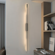 Modern Minimalist Linear Wall Sconce — Black Iron, LED, 10W–19W, 23.6" to 47.2"