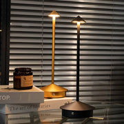 11.41-Inch Cordless Cute Mushroom Top Pina Table Lamp Luxe
