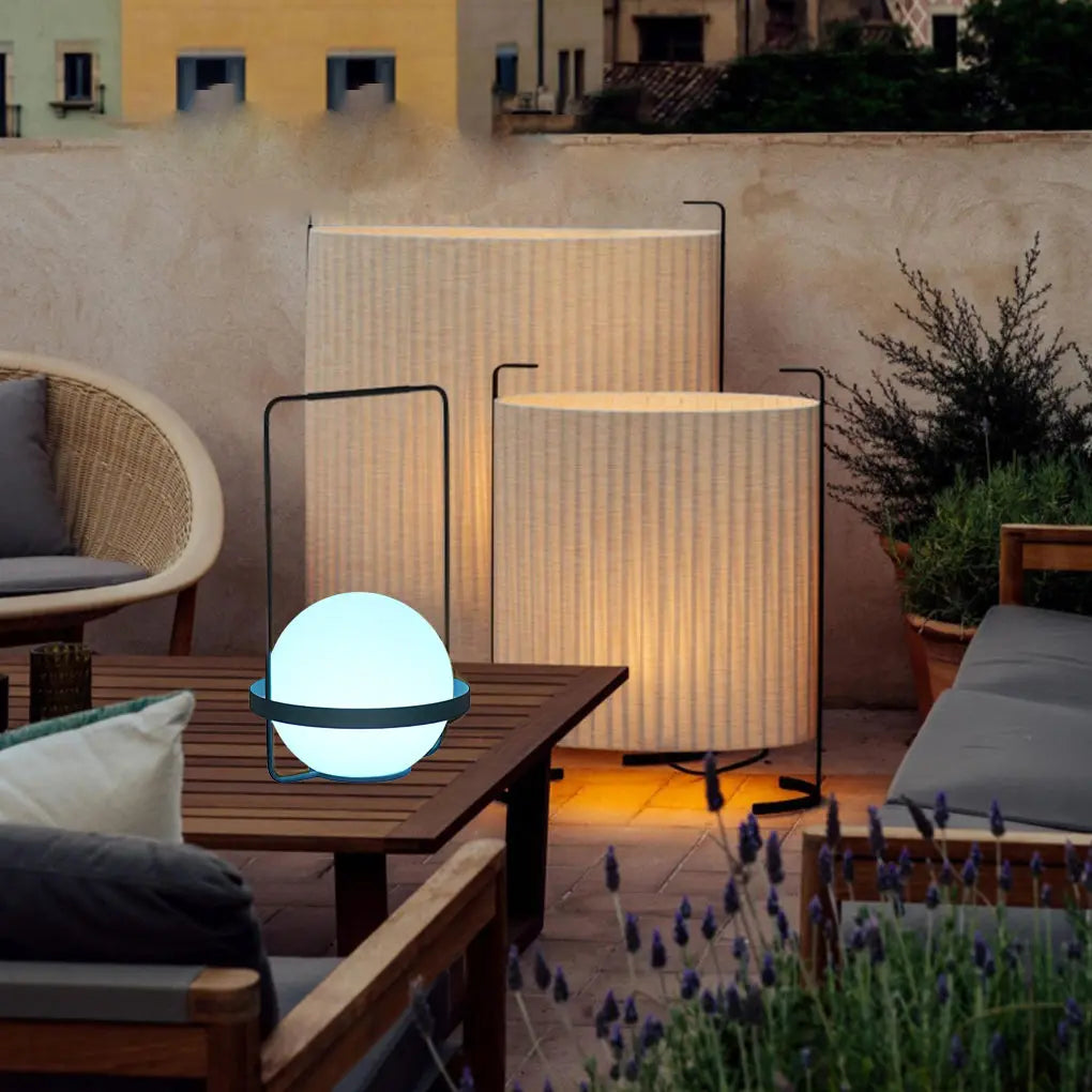 Colorful Portable Waterproof Ball Table Lamps with USB Rechargeable Feature Luxe