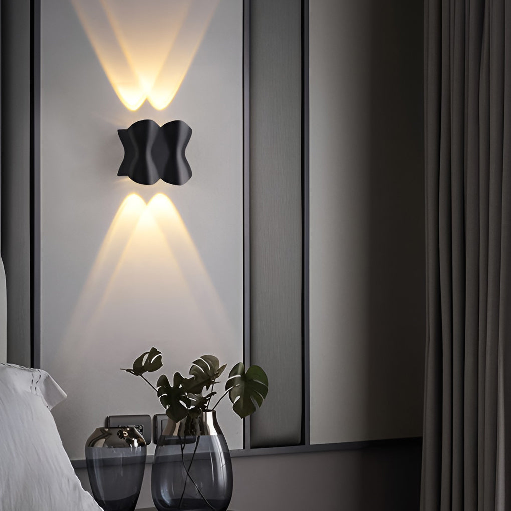 Modern Waterproof LED Up and Down Wall Lamp - Creative Design