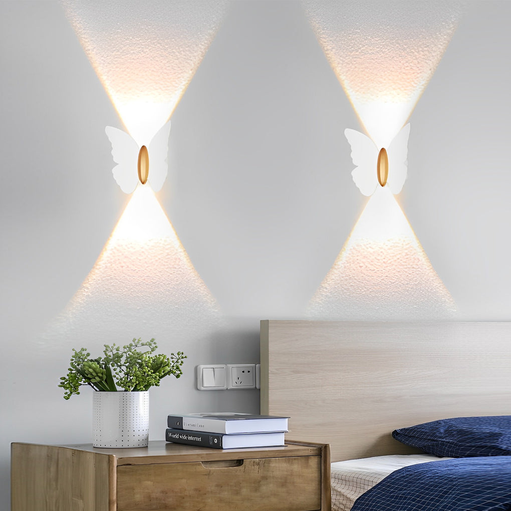 LED Waterproof Outdoor Wall Washer Lights - Butterfly Up and Down Design