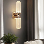 Modern Minimalist Up/Down Wall Sconce — Acrylic & Hardware, LED 8W, Three-Step Dimming, 3000K/4000K/6000K