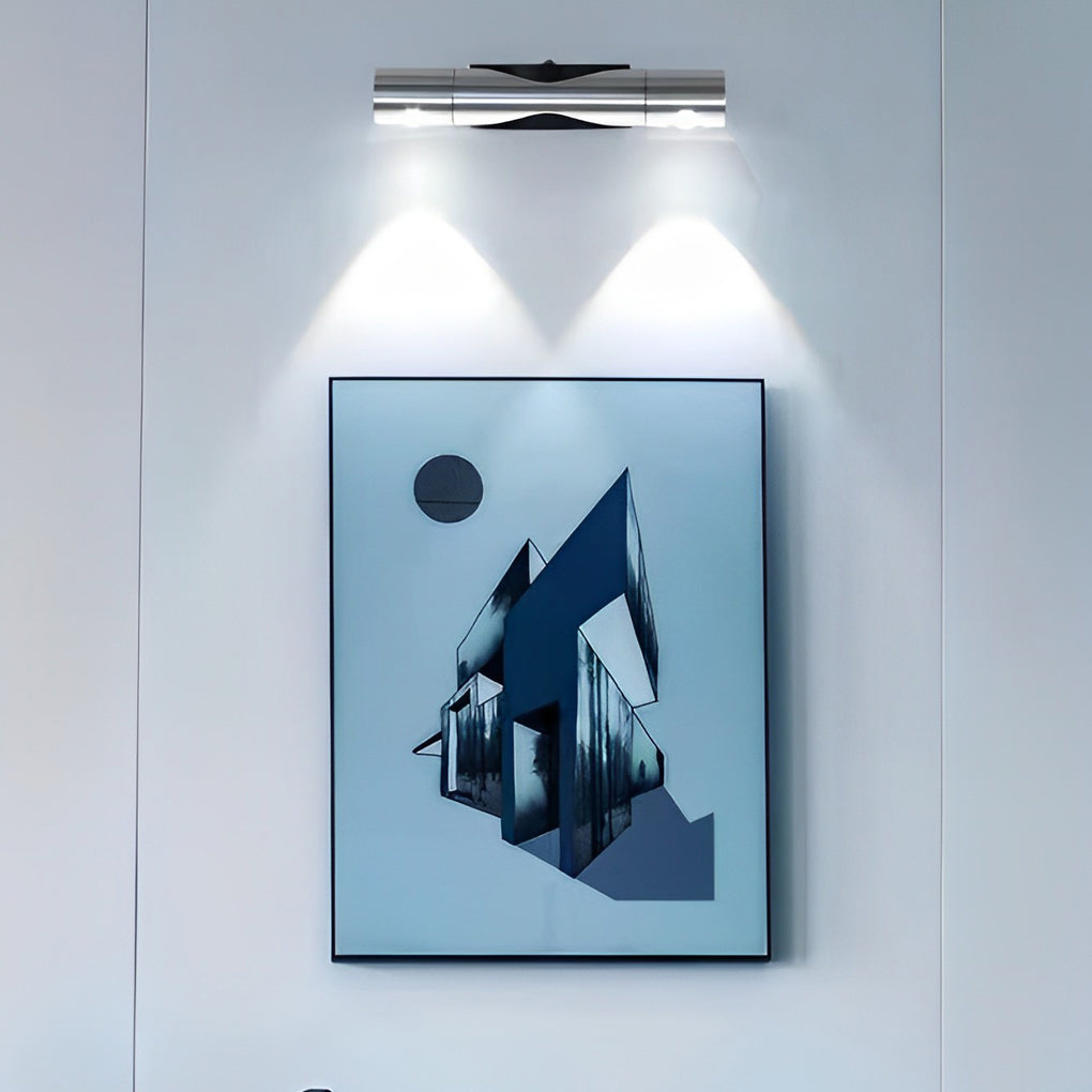 Adjustable Up/Down Wall Sconce — Aluminum, 6W LED, 1" × 7", Multi-Color Temperature