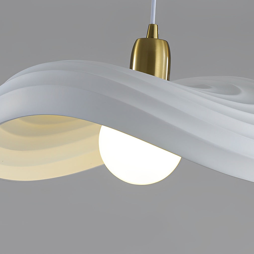 Wabi-Sabi Resin Chandelier — Hand-Molded, Electroplated Hardware, E27, 3000K Warm White