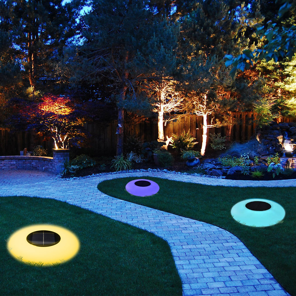 RGB Solar Pool Light — LED, IP67 Waterproof, 16-Color Remote Control, 2.5W, 9.8" or 12.6"