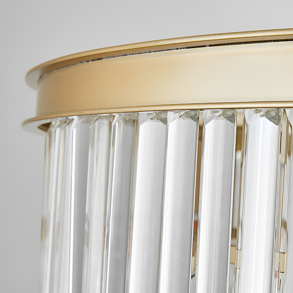 4-Layer Round Crystal Chandelier — Black or Gold, E14, Three-Step Dimming, 3000K/4500K/6000K, 23.6" Diameter