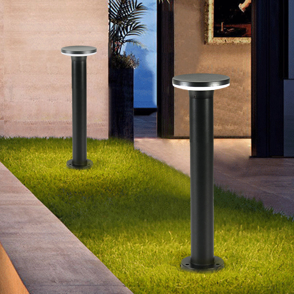 waterproof led landscape lighting outdoor minimalist round and square lawn lamps
