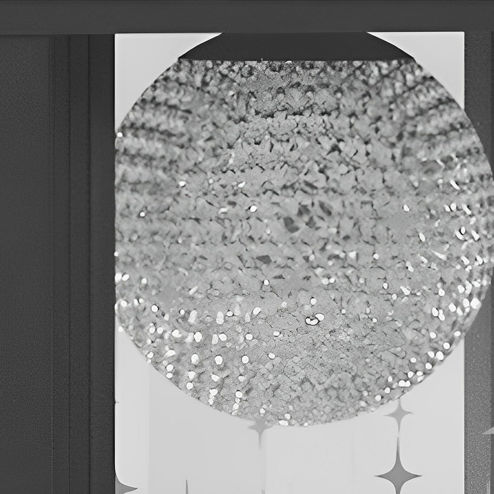 Waterproof Solar LED Fence Post Lamp with Square Crystal Glass Ball