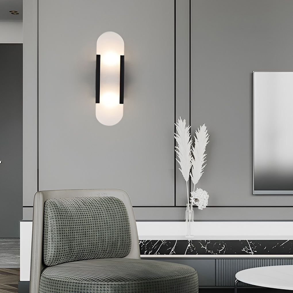 Modern Wall Sconces Lighting: Electroplated Metal G4 LED Up and Down Lights