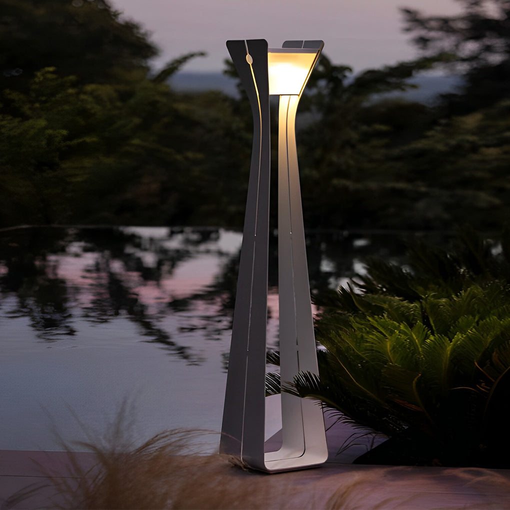 Stylish Stainless Steel Solar Pathway Lights