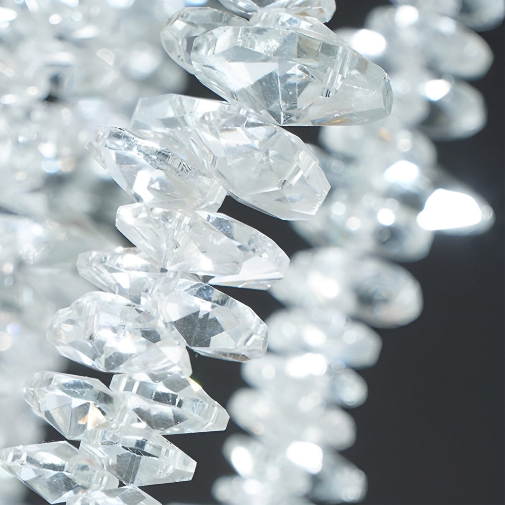 Branching Crystal Chandelier — Aluminum, G9, 3-Step Dimming (3000K/4500K/6000K), 8- or 10-Light