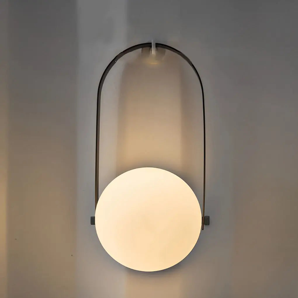 Mini Global Table Lamp with Opal LED RGB and Remote Control Luxe