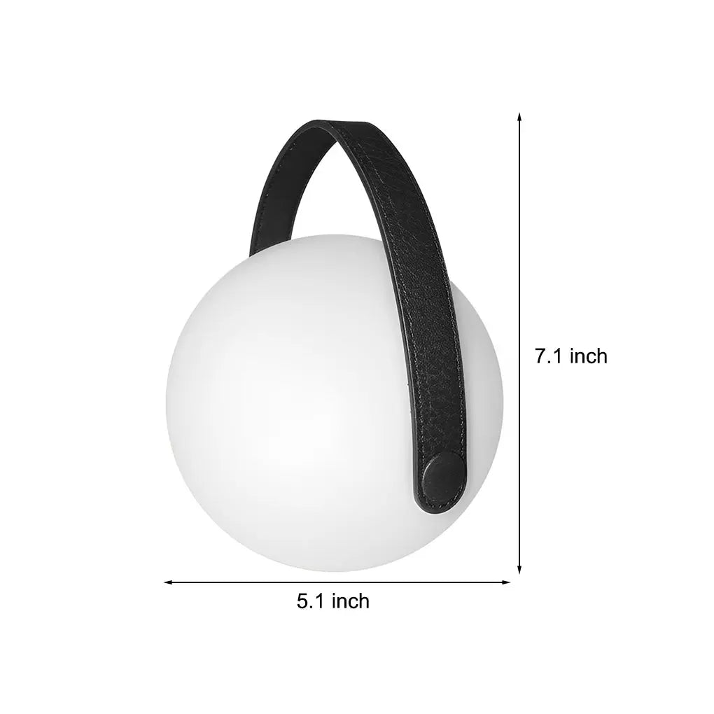 6-Inch Portable RGB Sphere Table Lamp with Colorful Ambient Lighting Luxe