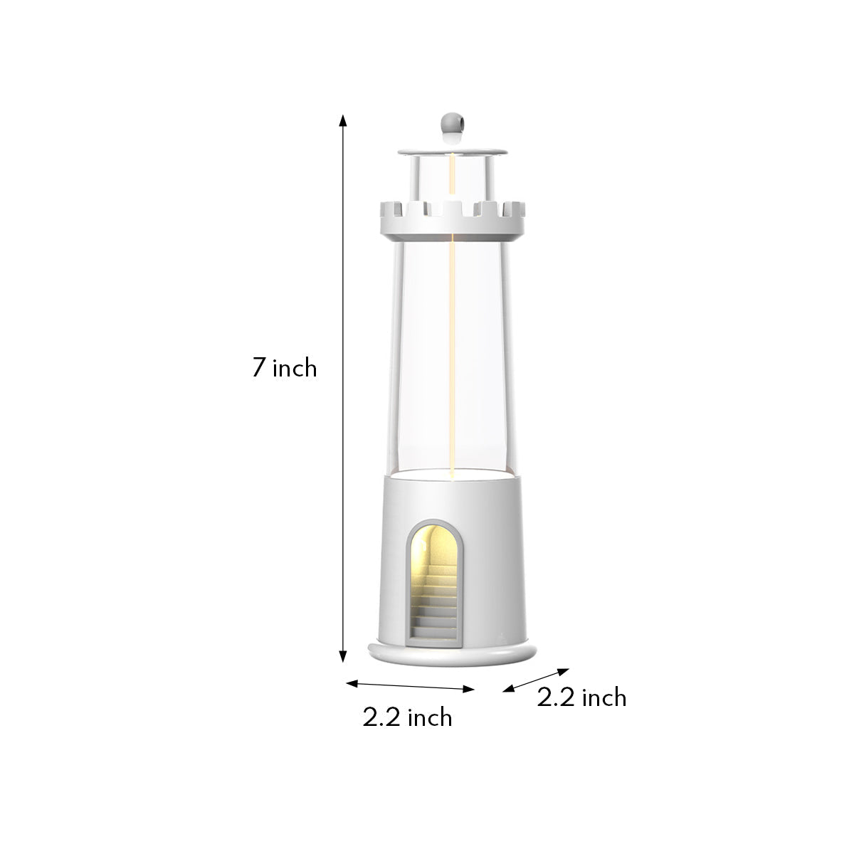 Camping Lantern — ABS+PC, 1200mAh, Three-Mode LED, 2200K, IPX4 Waterproof, Magnetic Base, Type-C Charging