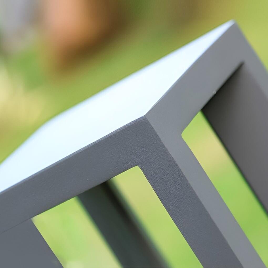 7w black aluminum led landscape bollard lights with 4 beam design for your garden