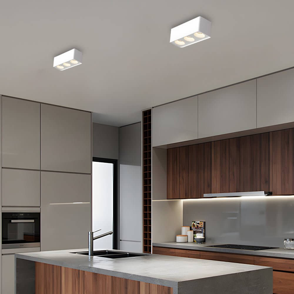 7w cob led flush mount spotlight 43 inch h square design