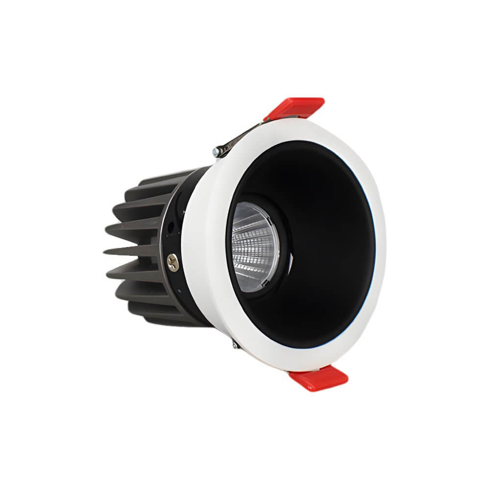 7w round recessed ceiling downlight with 33 inch regressed led