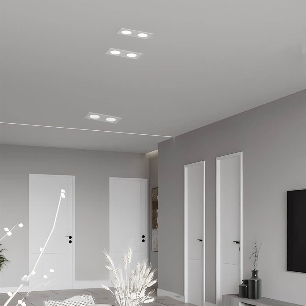 10W LED Recessed Ceiling Downlight with Dual Heads - 8.3 Inches