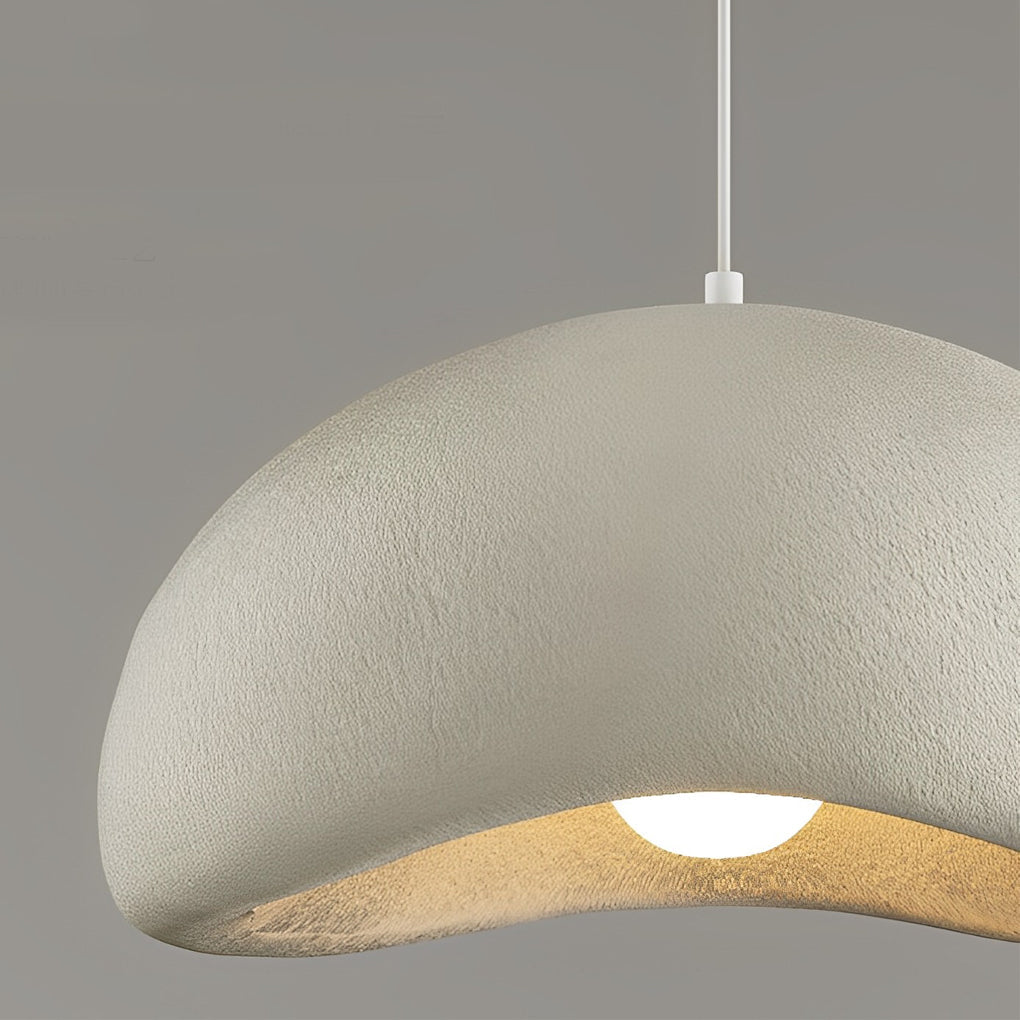Cloud Donut Semicircle Chandelier — Hand-Molded Resin and Iron, E27, Warm White 3000K