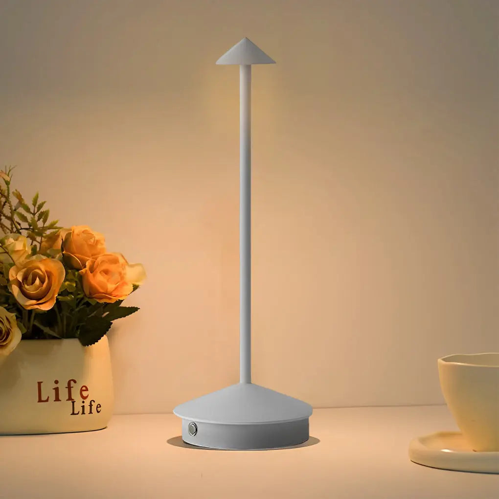 Dimmable Mini Triangle LED Table Lamp Luxe