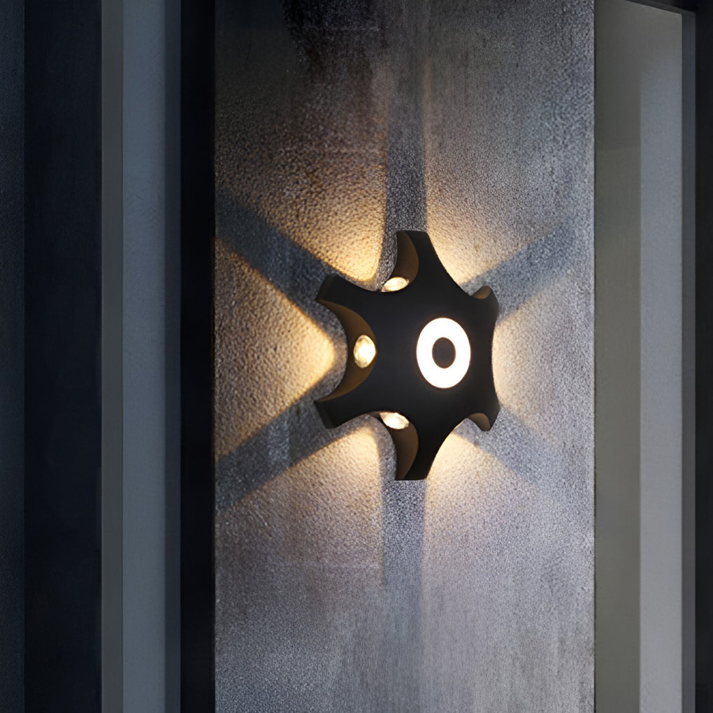Nordic Waterproof Flower-Shaped LED Wall Washer Lights
