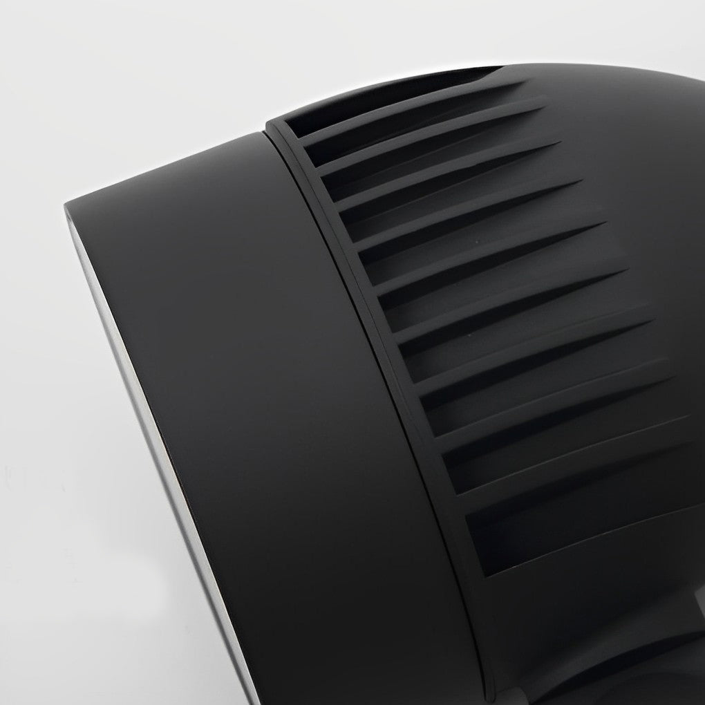 Modern Adjustable Round Outdoor Spotlight — Black Aluminum, LED COB, 6W, IP65 Weatherproof