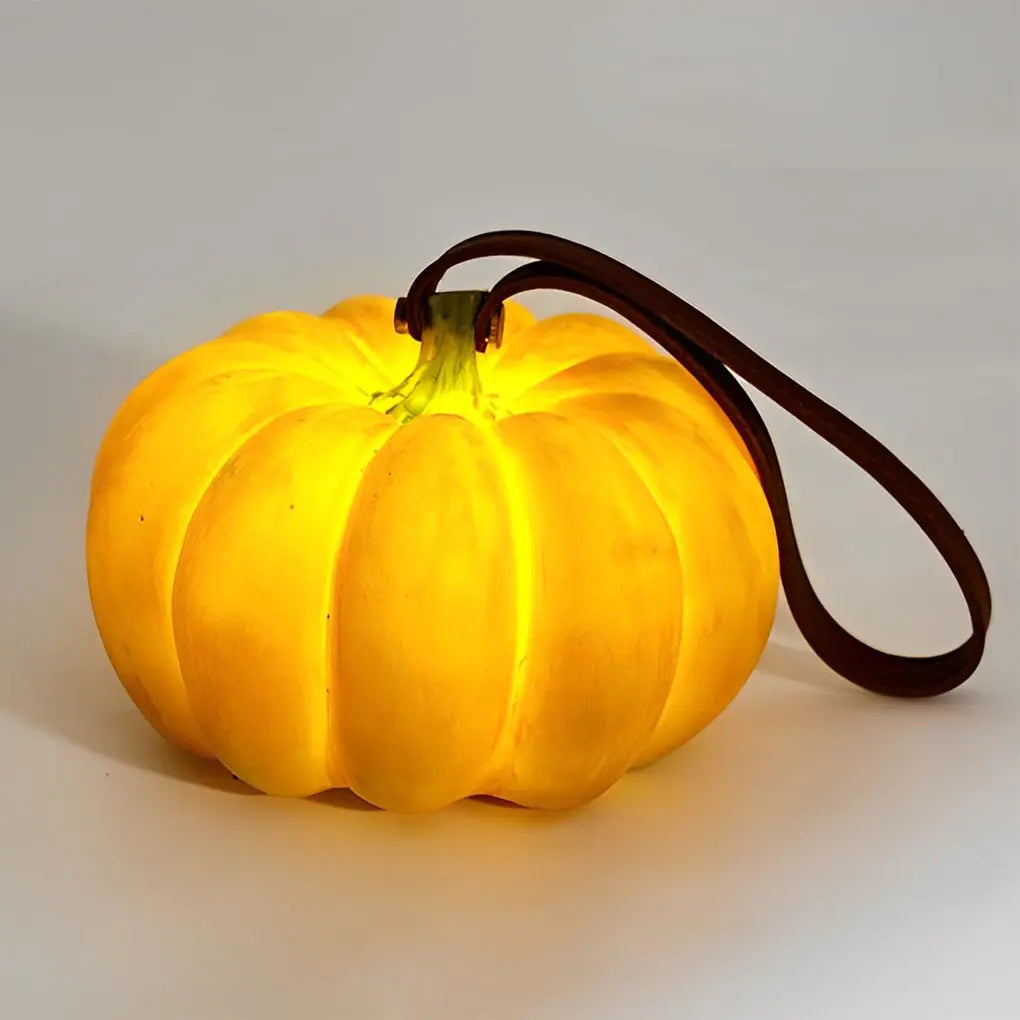 Waterproof Portable Resin Pumpkin LED Lights - USB Rechargeable for Outdoor Use Luxe
